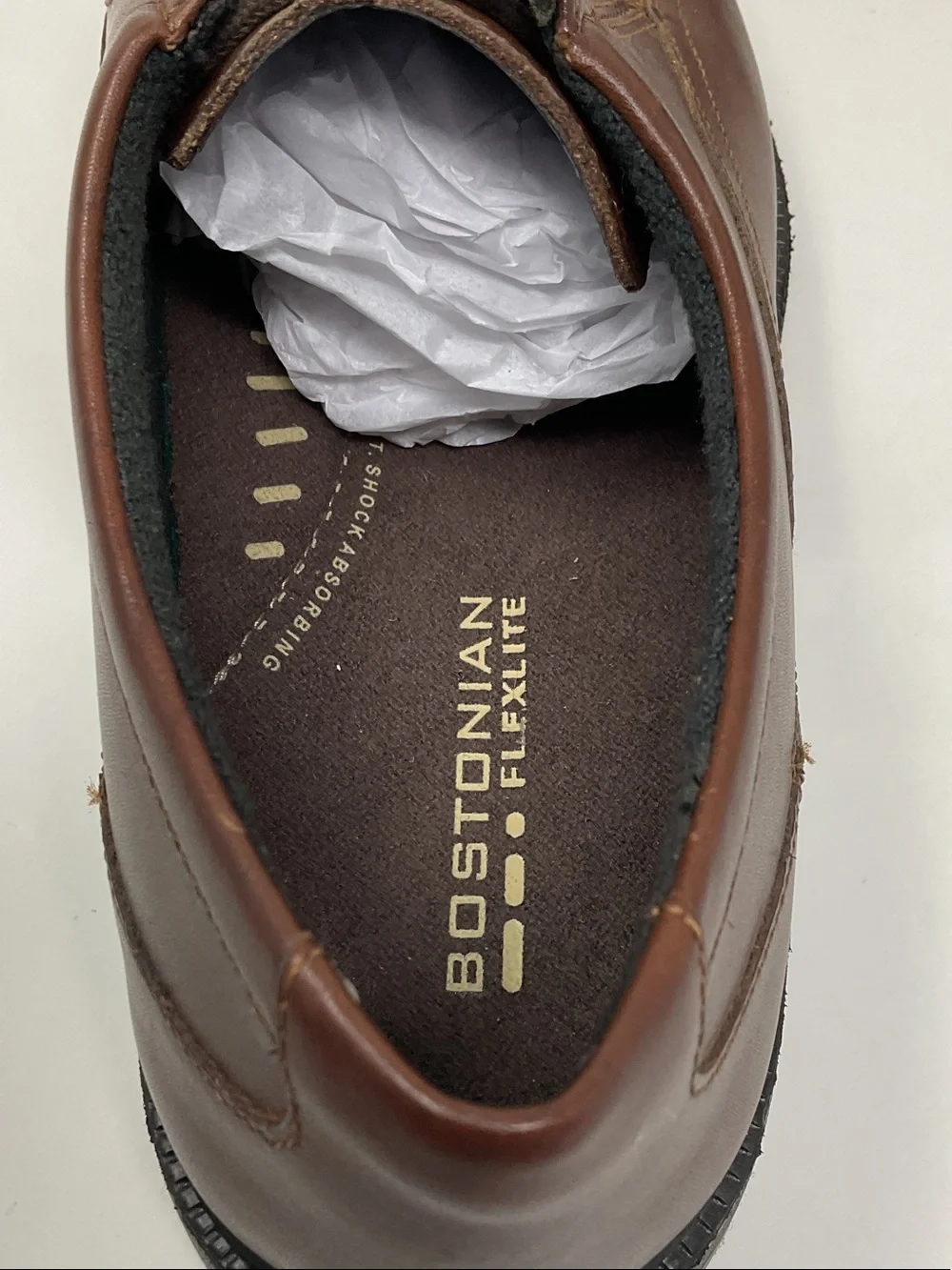 Bostonian Men’s Brown Leather Lace-Up Derby Shoes Size 10.5